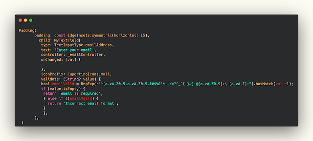 How to check vail email or no in Flutter How to check vail email or no in Flutter