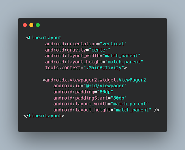 تصميم لعرض الصور في الاندرويد