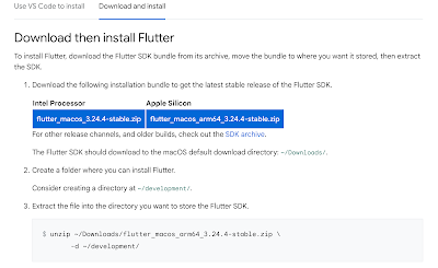 كيفيه تثبيت Flutter على Mac – خطوة بخطوة