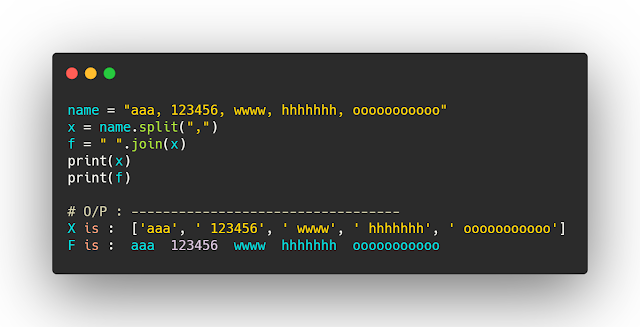 شرح كيفية استخدام الامر join في لغة بايثون