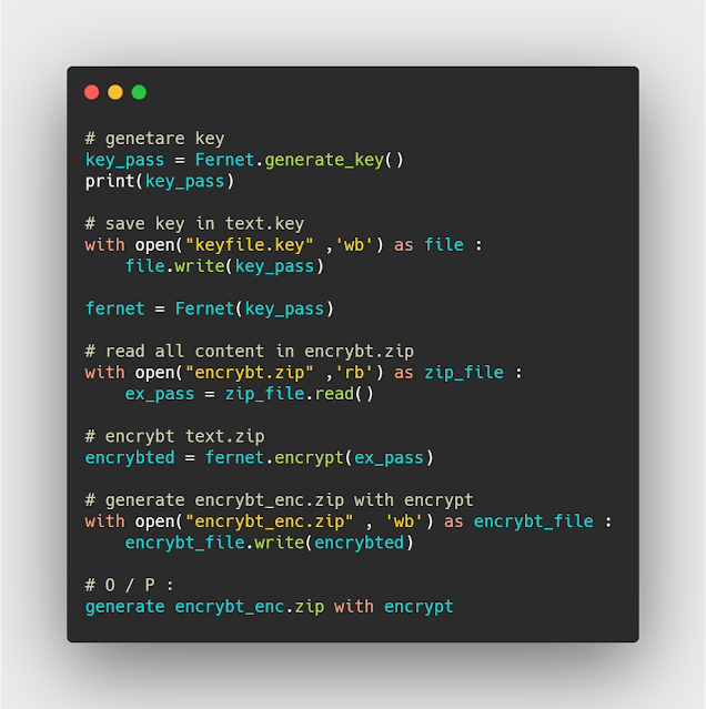 شرح عمل encrybt لل files باستخدام python شرح عمل encrybt لل files باستخدام python