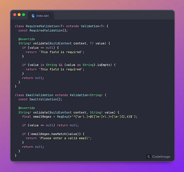 كيف يمكنك التحقق من مجموعة شروط داخل TextFormField