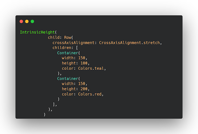 How to use IntrinsicHeight in Flutter How to use IntrinsicHeight in Flutter