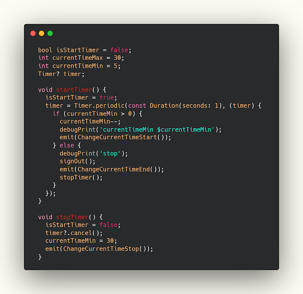how to add timer in flutter project