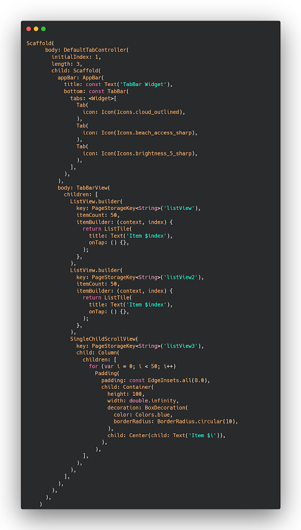How to save position user in Scrolling with Flutter project
