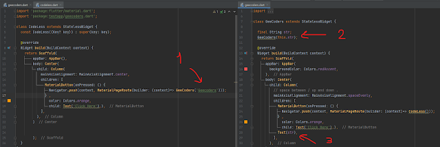 كيفية عمل Pass للdata في فلاتر