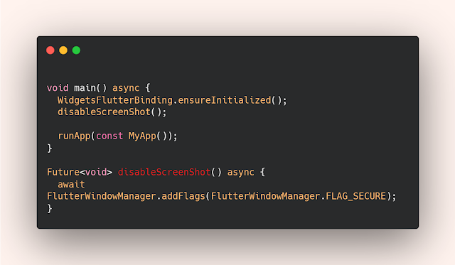 disable screen shot for android disable screen shot for android