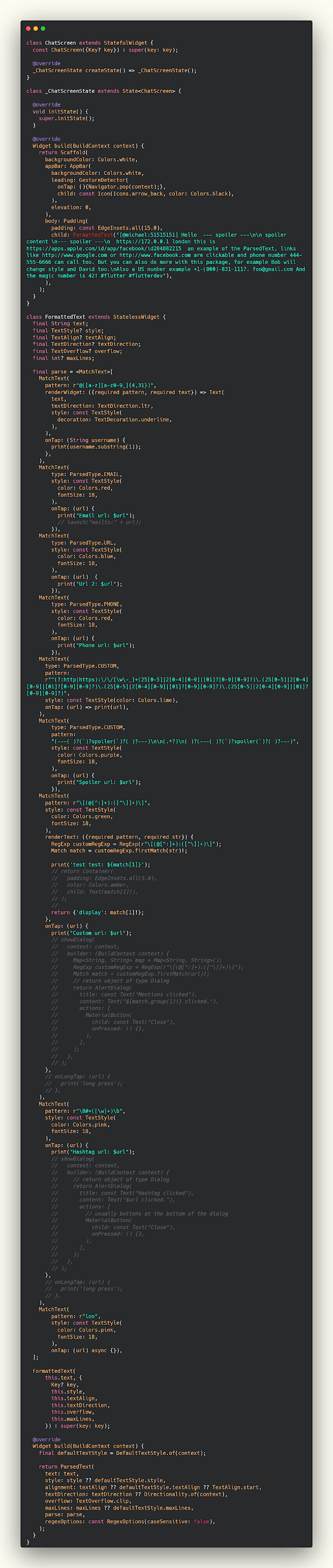 How to create link click in Flutter How to create link click in Flutter