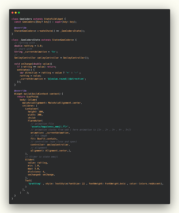 شرح التعامل مع مكتبة flare في flutter والتعامل مع الصور المتحركه