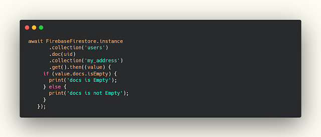 التاكد من وجود doc في Flutter بإستخدام الفايربيز