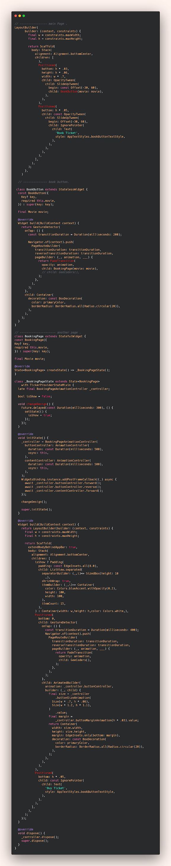 How to add animation between pages How to add animation between pages