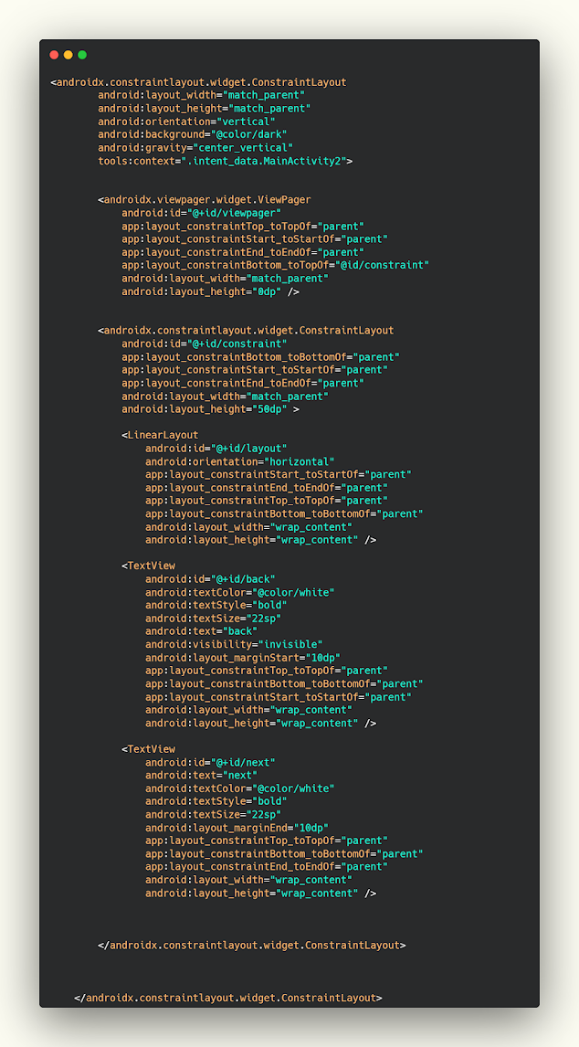 تصميم لصفحة الMainActivity بواسطة xml تصميم لصفحة الMainActivity بواسطة xml