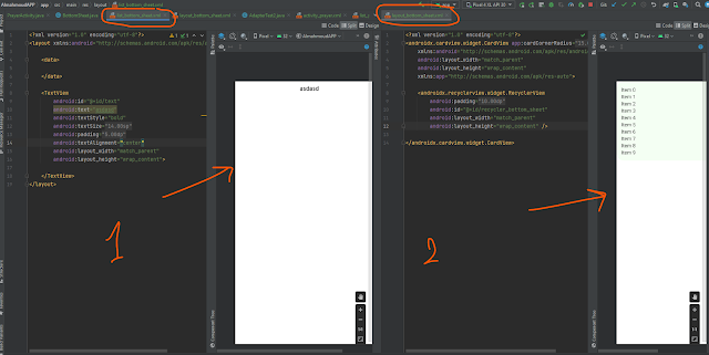 إنشاء تصميم للCustom BottomSheet في الاندرويد