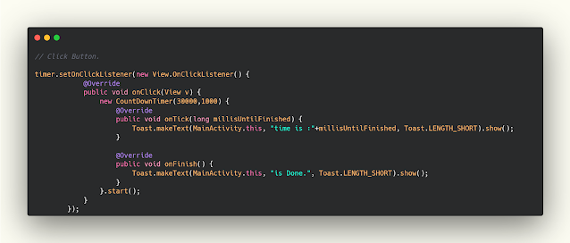How to execute an action in the background in android studio
