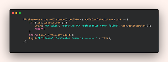 Firebase (FCM) how to get token Firebase (FCM) how to get token