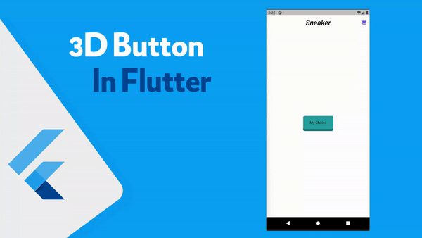 كيفية إنشاء button 3D في Flutter | How to Generate button 3D in Flutter