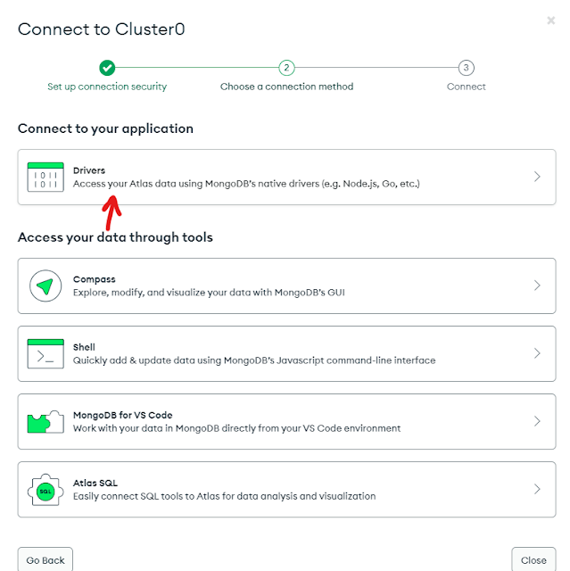 خطوات بسيطة لربط قاعدة بيانات MongoDB بمشروع Node.js