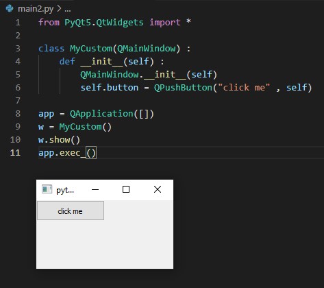 تصميم واجهة باستخدام بايثون ووضع زر بداخلها تصميم واجهة باستخدام بايثون ووضع زر بداخلها