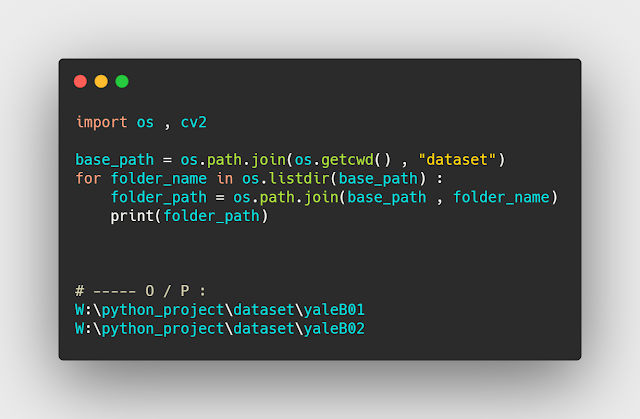 كيفية معرفة جميع الملفات الموجوده بداخل folder معين بالبايثون
