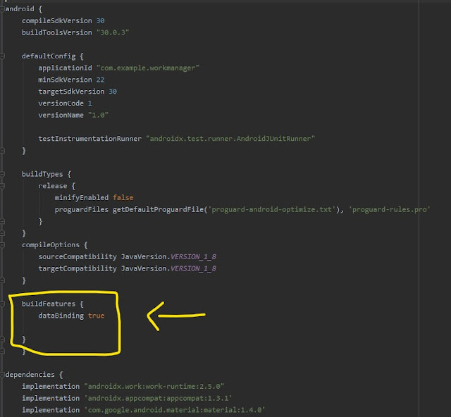 ارسال بيانات من الاكتفتي الى الورك مانجر
