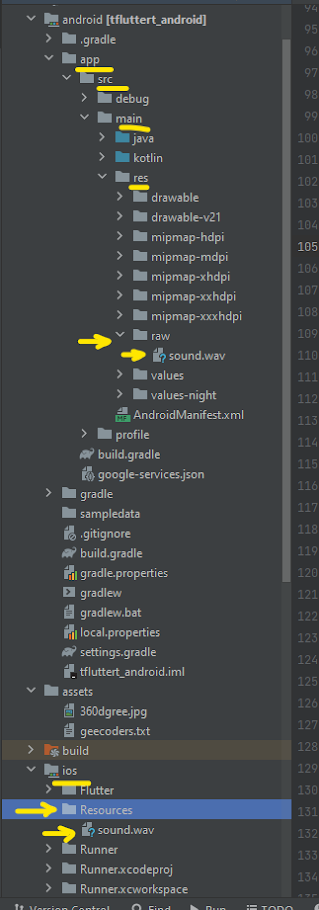 How to add sound to android & ios in Flutter