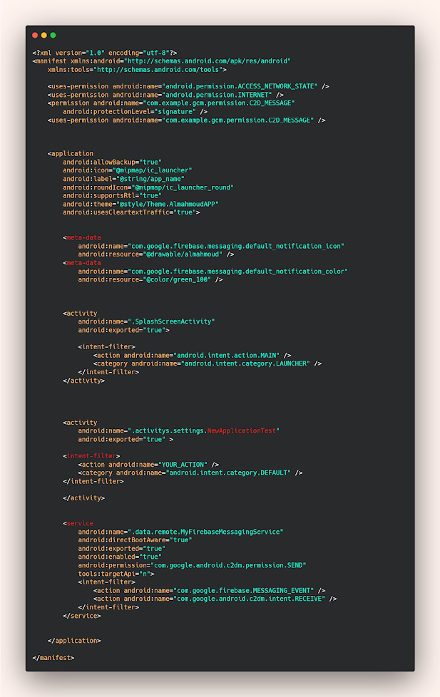 How to change page after send notification How to change page after send notification