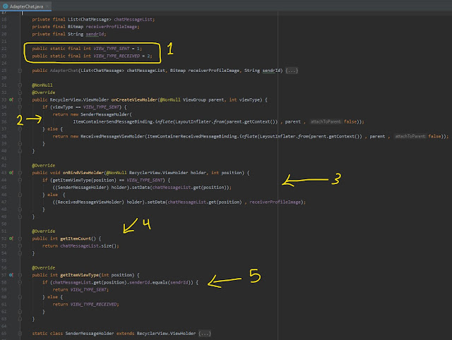 اكواد Adapter_Chat لعمل محادثة بين طرفين اكواد Adapter_Chat لعمل محادثة بين طرفين