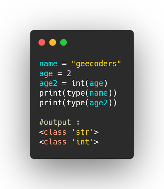 تحويل الارقام من string الى integer بلغة البايثون