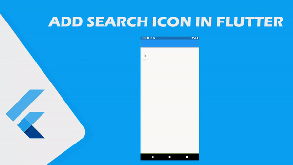 إنشاء ايقونة للبحث تظهر فقط اثناء الضغط عليها في فلاتر