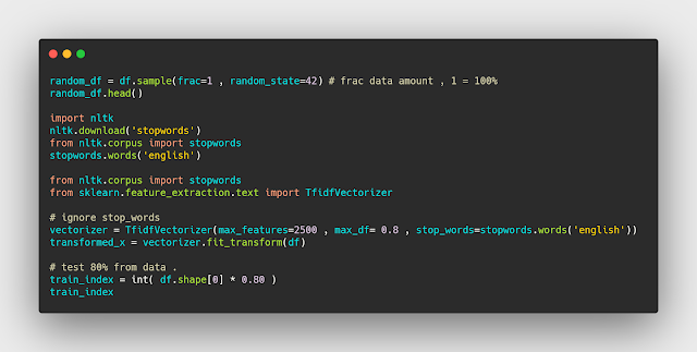 استبعاد الكلمات الشائعة في البريد وتحليل الرسائل الوارده python لمعرفة الاميلات المزعجه