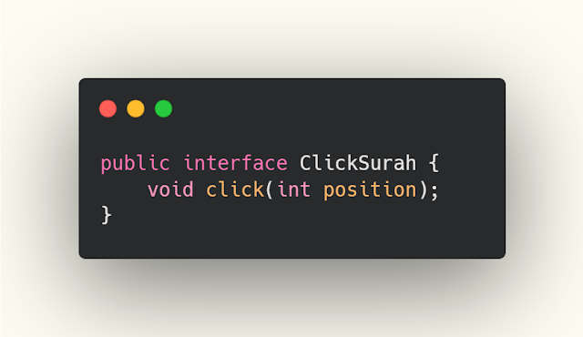 امكانية الضغط على العنصر من داخل الrecyclerView