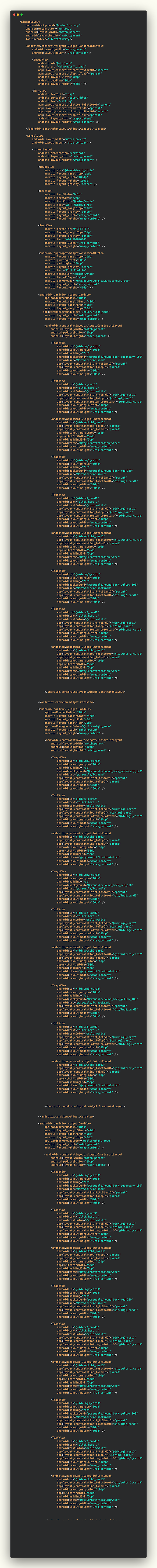 إنشاء design للاعدادات وتغيرها في الاندرويد