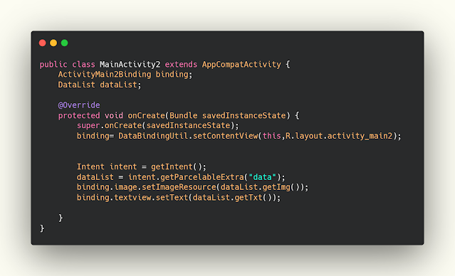 استقبال البيانات ووضع العناصر في المكان المناسب لها