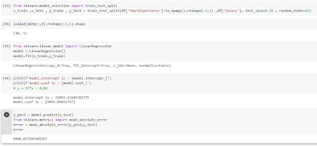 تحويل نسبة الخطأ الى قيمة معروفة بواسطة مكتبة numpy في تعليم الالة