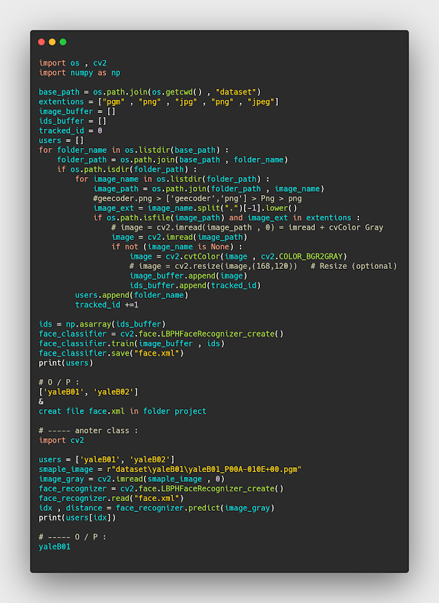 كيفية معرفة اسم شخص معين من خلال صورته باستخدام بايثون