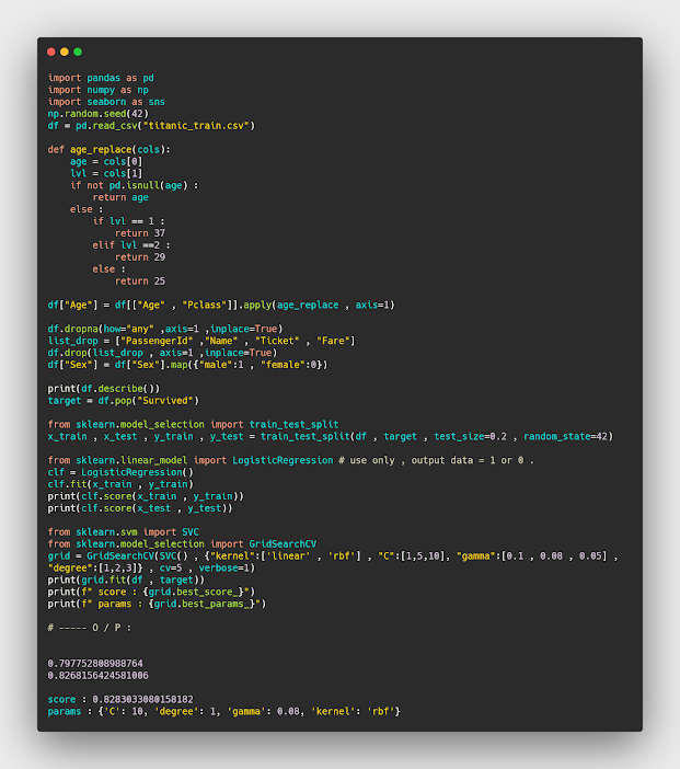 تجربة اكثر من نموذج لايجاد افضل score في python تجربة اكثر من نموذج لايجاد افضل score في python