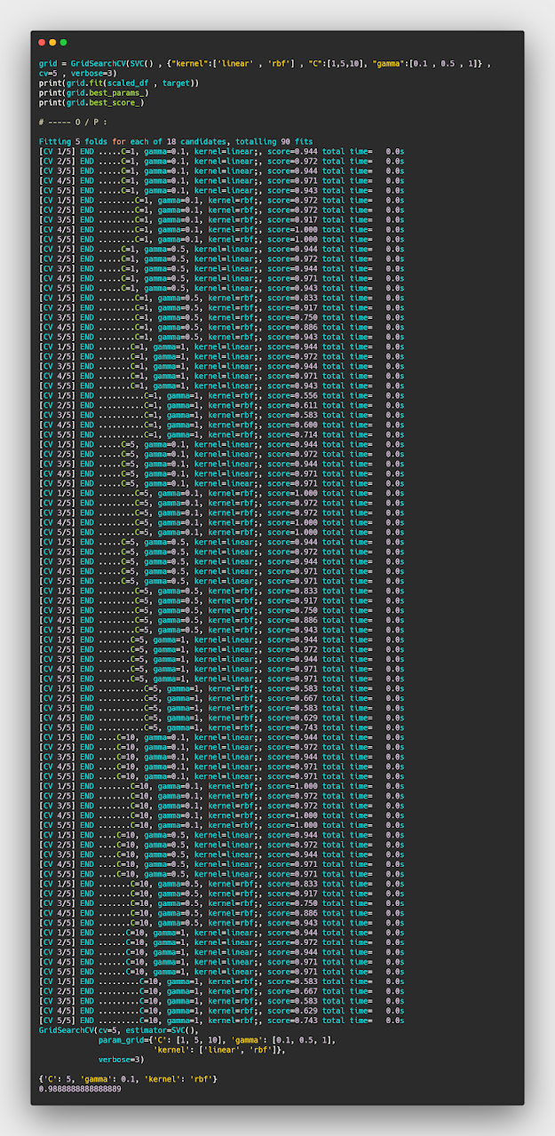 المقارنه بين SVC و KNN وايهما افضل في الmodel ؟