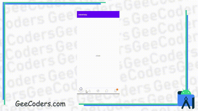 كيفية اضافة Bottom navigation بشكل مختلف وجديد في اندرويد ستوديو – android studio chetanbottomnavigation library
