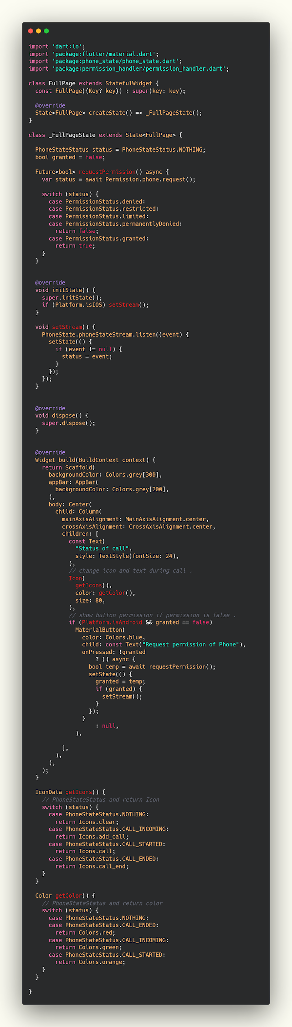 شرح كيفية تتبع حالة الاتصال في فلاتر ومعرفة حالة الاتصال