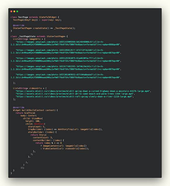 How to Add Story in Flutter