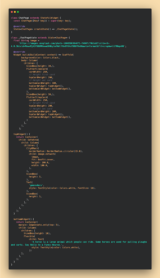 How to use slimy_card with null safety in Flutter How to use slimy_card with null safety in Flutter