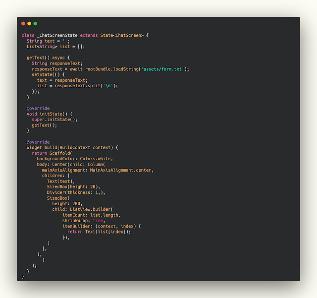 How to read Text File in Flutter How to read Text File in Flutter