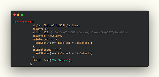 How to Generate button 3D in Flutter