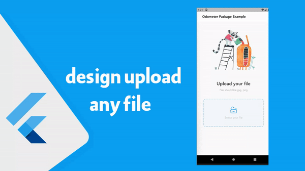 إنشاء واجهة تطبيق لرفع الملفات من هاتفك مع تحديد صيغة الصورة في Flutter