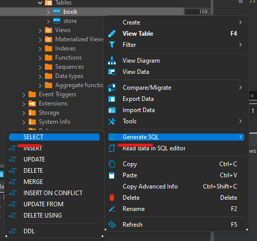 شرح انشاء API لتطبيق store book باستخدام sql في NodeJS