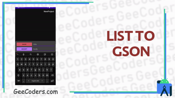 شرح تحويل list الى gson وتخزينها داخل ال sharedPreferences في اندرويد ستوديو
