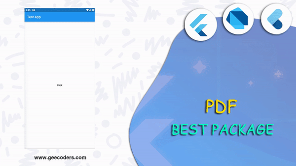 اقوى مكتبة في قراءة ملفات الpdf من الانترنت والتعامل معها في flutter