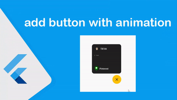 تصميم ايقونة لمشاركة المقالة في صفحة الويب باستخدام Flutter مع الانميشن