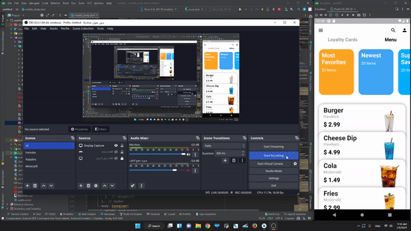 شكل اخر ولكن مع تحسين عملية ال scroll شكل اخر ولكن مع تحسين عملية ال scroll