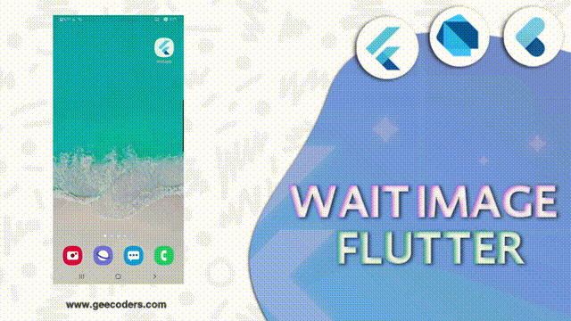 كيفية انتظار الصوره الى ان يتم تحميلها في Flutter وعرضها عند اكتمال التحميل وتغيير علامة التحميل